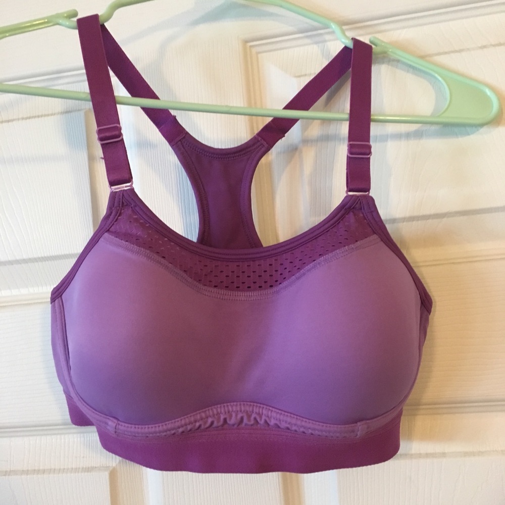 Never worn! Light padded high impact sports bra